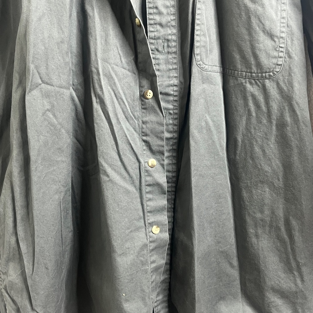 Vintage Gear for Sports Gray Cotton Button Down Shirt XL Casual Outdoor - Picture 7 of 8